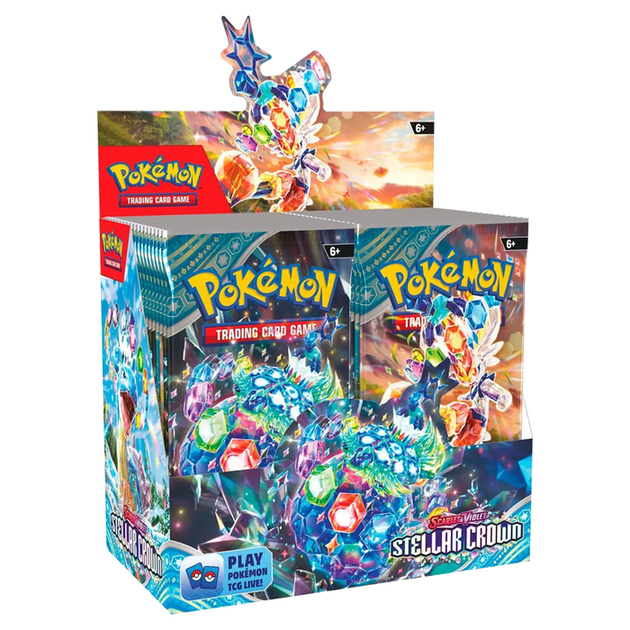 Scarlet & Violet: Stellar Crown - Booster Box Display - Iconic Evolution