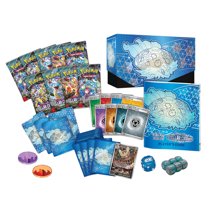 Scarlet & Violet: Stellar Crown - Elite Trainer Box - Iconic Evolution