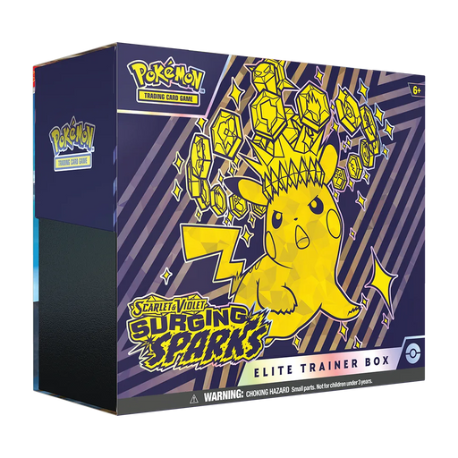 Scarlet & Violet: Surging Sparks - Elite Trainer Box - Iconic Evolution