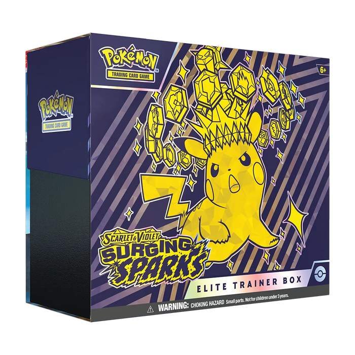 Scarlet & Violet: Surging Sparks - Elite Trainer Box - Iconic Evolution