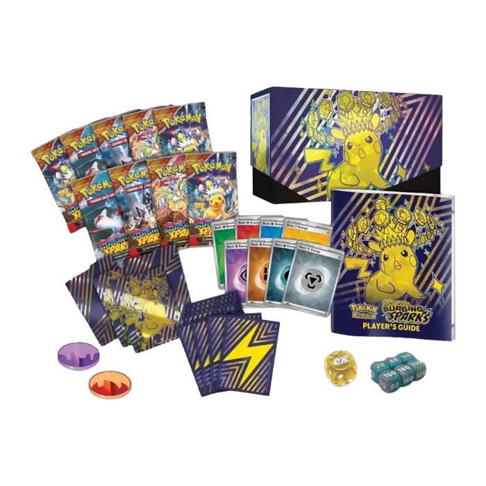 Scarlet & Violet: Surging Sparks - Elite Trainer Box - Iconic Evolution