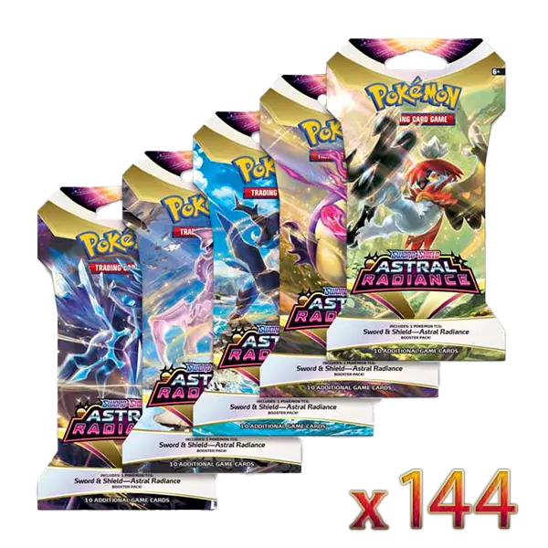 Sword & Shield: Astral Radiance - Sleeved Booster Case (144 Boosters) - Iconic Evolution