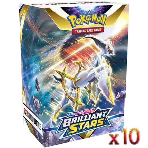 Sword & Shield: Brilliant Stars - Build & Build Battle Box (10 Boxes) - Iconic Evolution