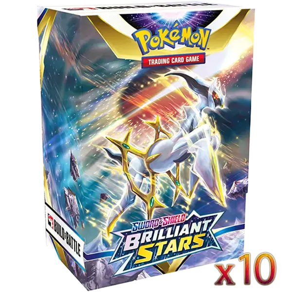 Sword & Shield: Brilliant Stars - Build & Build Battle Box (10 Boxes) - Iconic Evolution