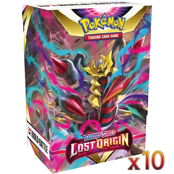 Sword & Shield: Lost Origin - Build & Build Battle Box Display (10 Boxes) - Iconic Evolution
