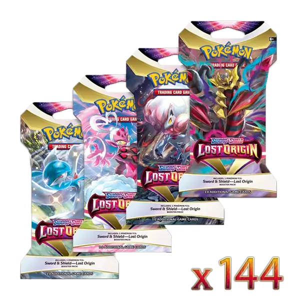 Sword & Shield: Lost Origin - Sleeved Booster Case (144 Boosters) - Iconic Evolution