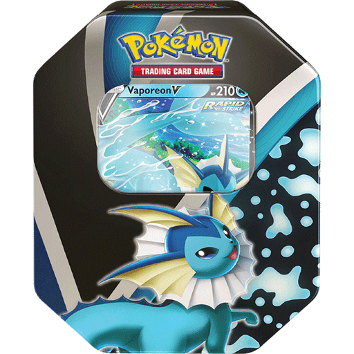 Eevee Evolutions Tin (Vaporeon V) - Iconic Evolution