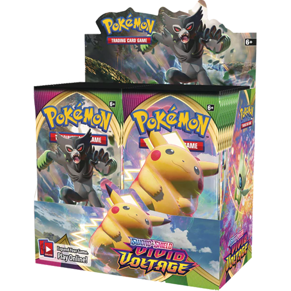 Sword & Shield: Vivid Voltage - Booster Box Display - Iconic Evolution