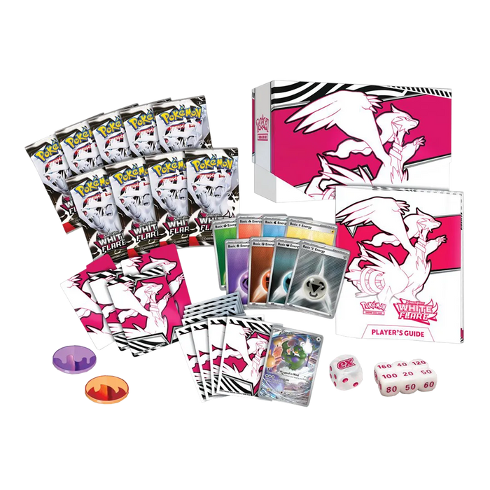 White Flare Elite Trainer Box - Iconic Evolution