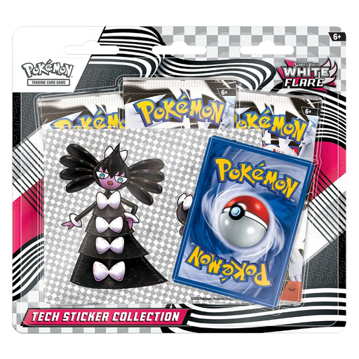 White Flare Tech Sticker Collection - Iconic Evolution