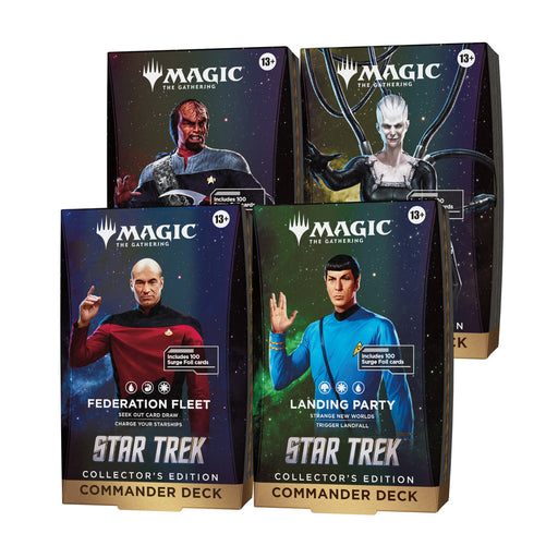 Magic: The Gathering - Star Trek Collector Commander Deck set of 4 (PRE-ORDER) - Iconic Evolution