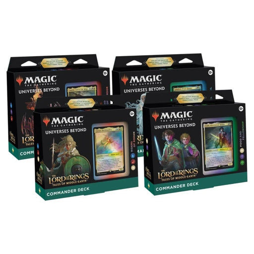 Magic: The Gathering - Lord of the Rings: Tales of Middle-Earth Commander Deck (Set of 4) - Iconic Evolution