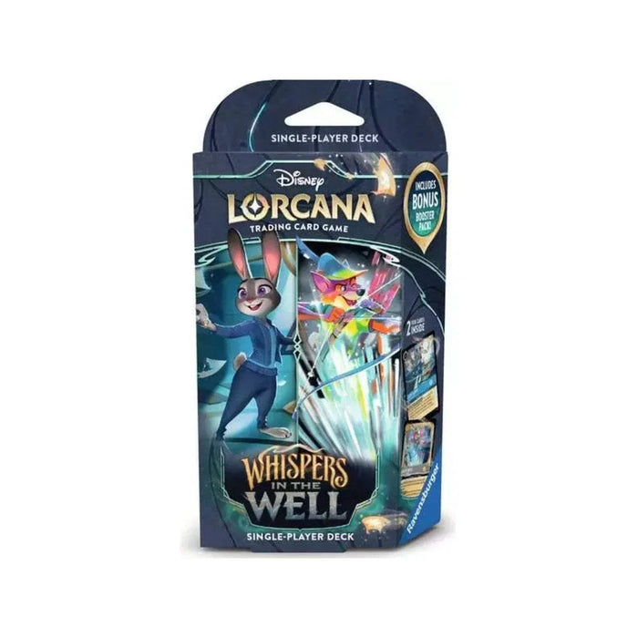 Disney Lorcana Set 10 - Whispers In The Well Starter Deck Sapphire / Steel - Iconic Evolution